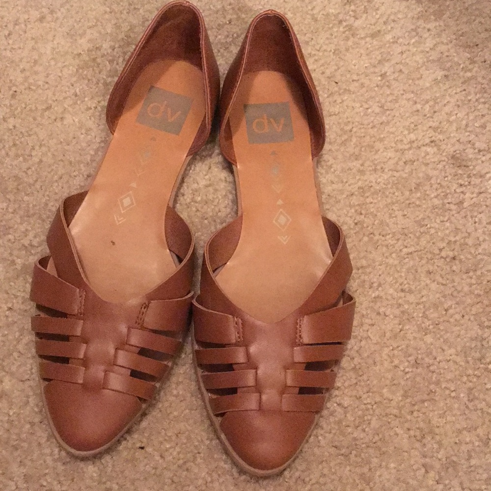 Light brown flats
